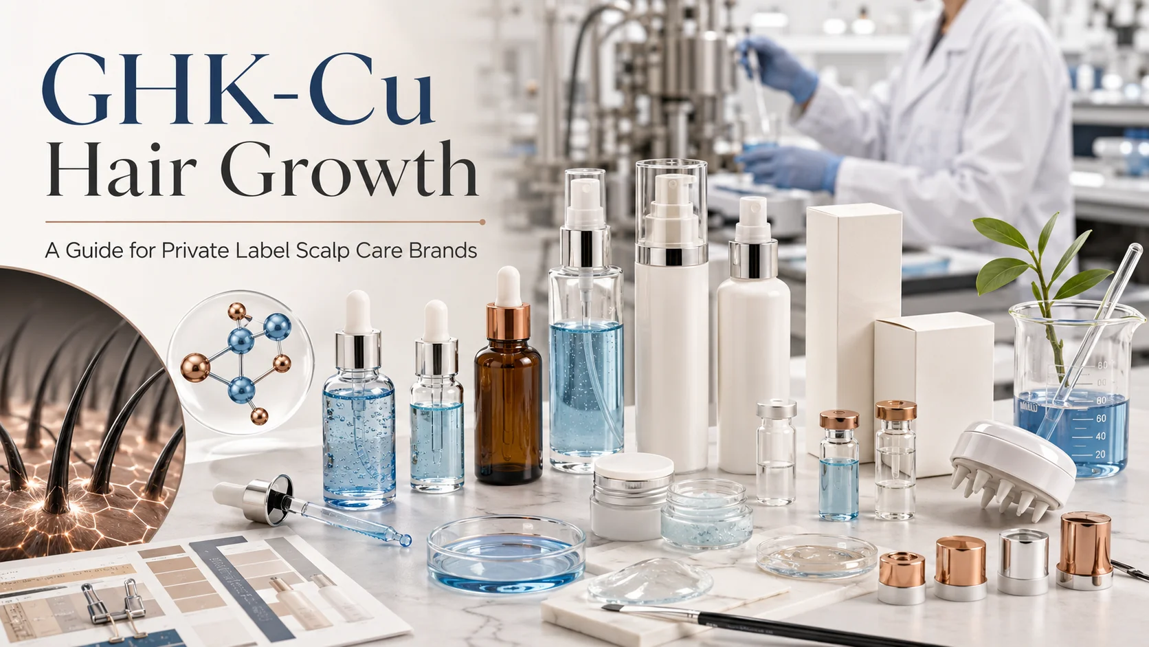 GHK-Cu Hair Growth: A Guide for Private Label Scalp Care Brands